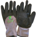 Nitrile coated gloves with dots SAFE-PS100 N – SAFETY+