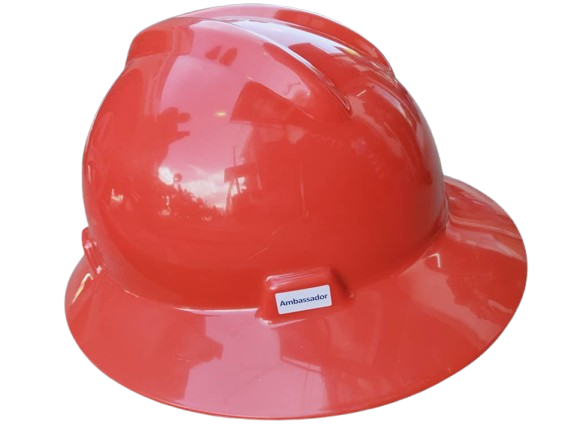 Ambassador Red Safety Helmet