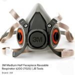 3M Medium Half Facepiece Reusable Respirator 6200 (7025) | JB Tools (Set)