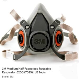 3M Medium Half Facepiece Reusable Respirator 6200 (7025) | JB Tools (Set)